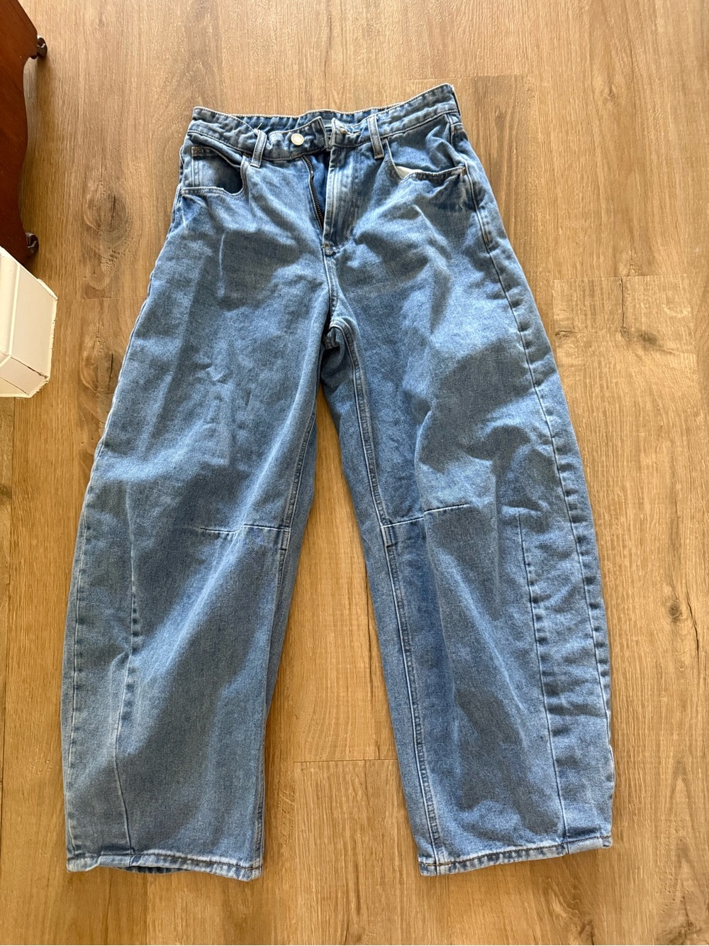 Blue Moment Barrel Jeans